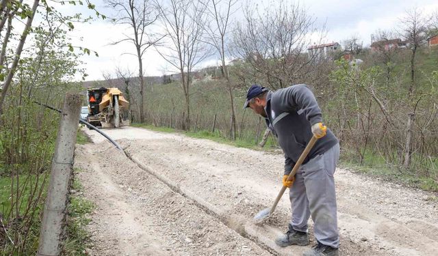 Kumru'da 4 bin 500 metrelik içme suyu hattı yenilendi