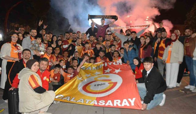 Ordu'da Galatasaray'ın 26. şampiyonluğu coşkuyla kutlandı