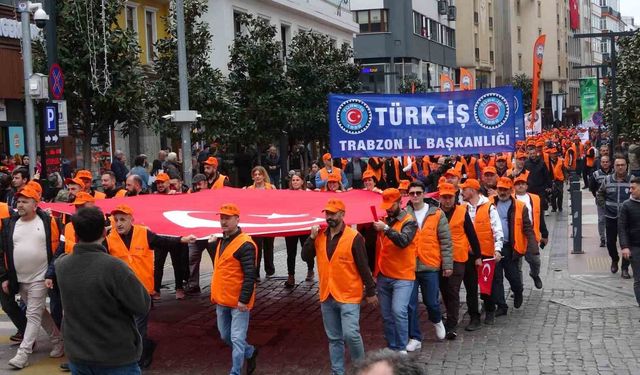Trabzon'da 1 Mayıs İşçi Bayramı coşkusu
