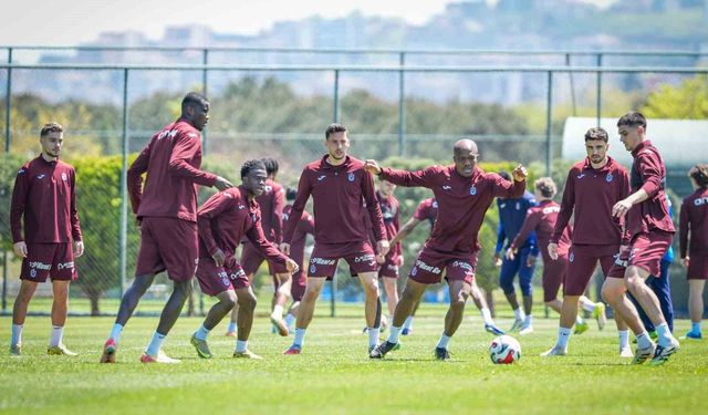 Trabzonspor, Beşiktaş maçı hazırlıklarını tamamladı
