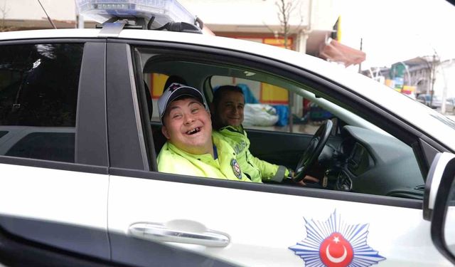 Down sendromlu Oğuz Kaan'ın en mutlu günü
