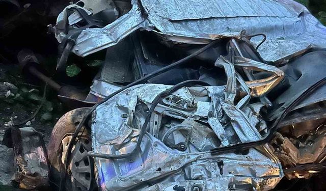 Yüzlerce metrelik yamaçtan böyle yuvarlandı