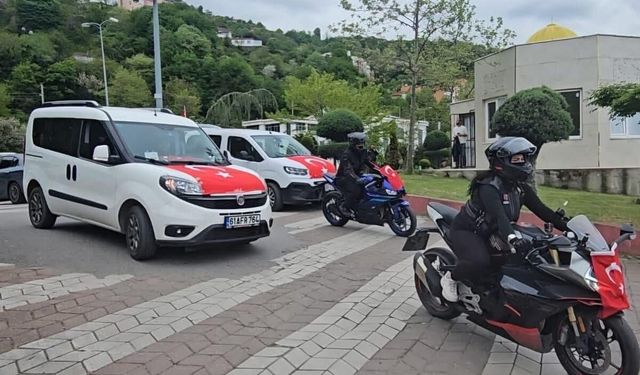 Zonguldak'ta özel bireylere temsili asker uğurlaması