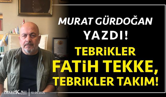 TEBRİKLER FATİH TEKKE, TEBRİKLER TAKIM!