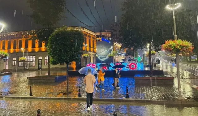 METEOROLOJİ'DEN TRABZON'A ŞİDDETLİ YAĞMUR ALARMI!