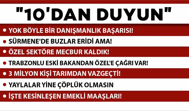 10 'DAN DUYUN -02.06.2026