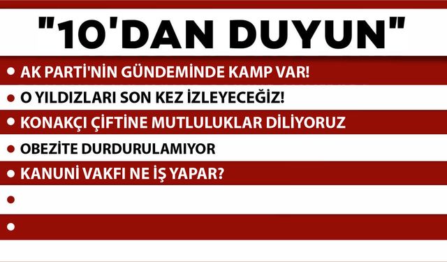 10 'DAN DUYUN-03.06.2026