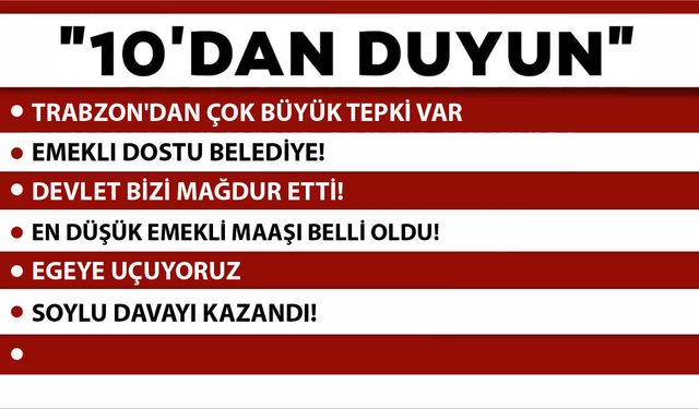 10 'DAN DUYUN-11.06.2026