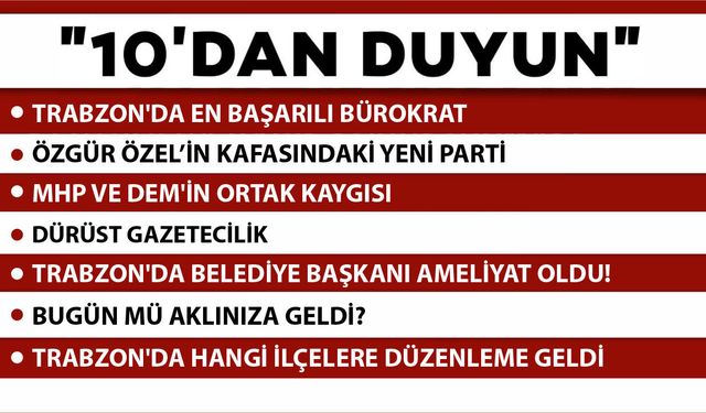 10 'DAN DUYUN-18.06.2026