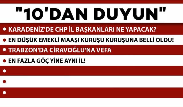 10 'DAN DUYUN -26.06.2026