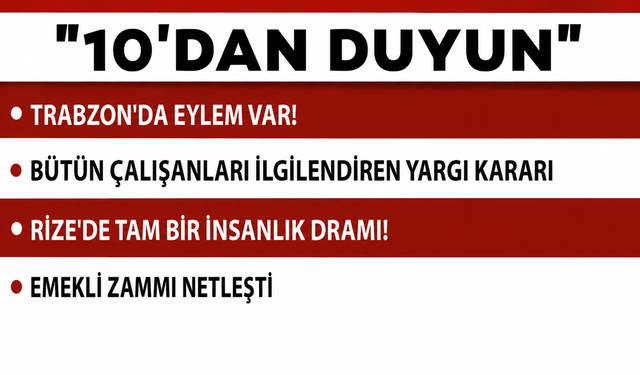 10 'DAN DUYUN-10.06.2026