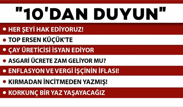 10'DAN DUYUN -09.06.2026