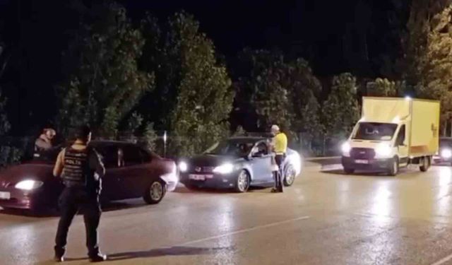 Kastamonu'da huzur uygulaması: 7 araca işlem yapıldı