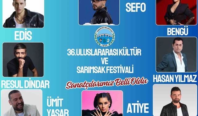 Taşköprü Sarımsak Festivali'nin sanatçıları belli oldu