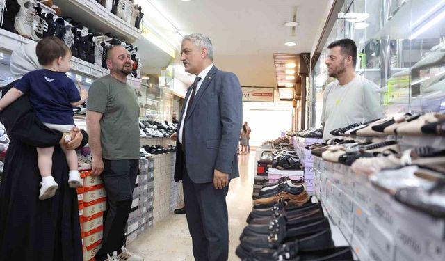 Vali Makas, esnaf ve vatandaşlarla buluştu