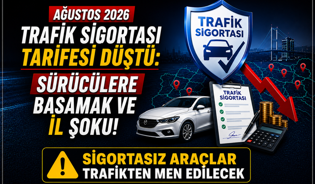 SİGORTASIZ ARAÇLAR TRAFİKTEN MEN EDİLECEK