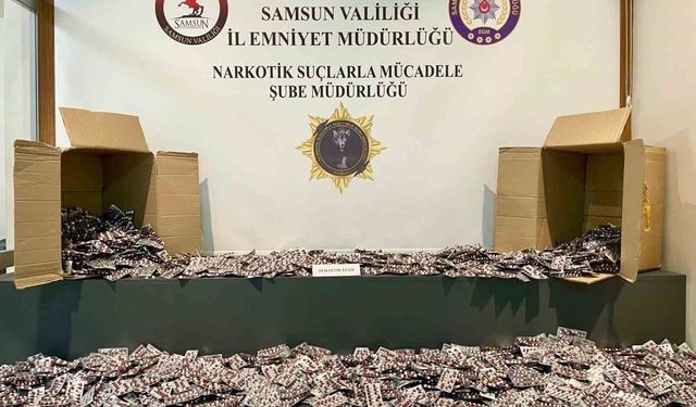 46 bin uyuşturucu hap ele geçirildi