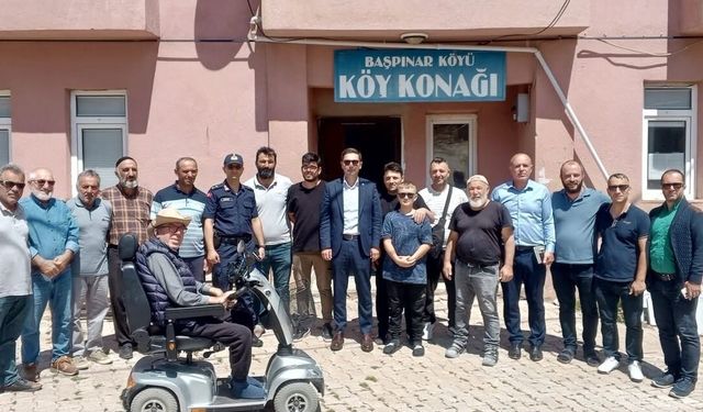 Aydıntepe Kaymakamı Yıldırım köy ziyaretlerini sürdürdü