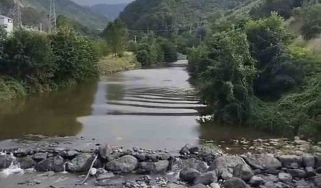 Giresun'da dün bir anne ile 2 kızının hayatını kaybettiği selin geliş anının yeni görüntüleri ortaya çıktı