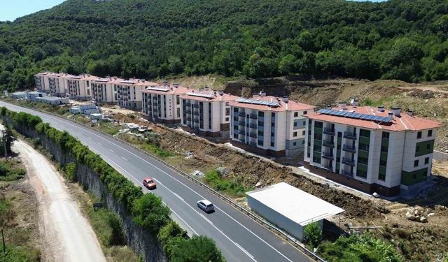 Gölyaka'da 140 TOKİ konutu için çalışmalar sürüyor