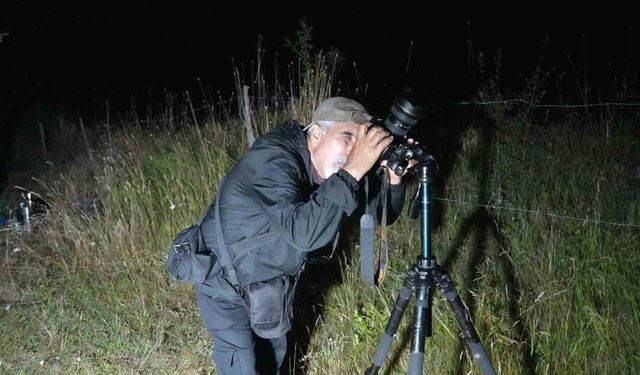 Kastamonu'da gökyüzü meraklıları Perseid meteor yağmurunu izledi