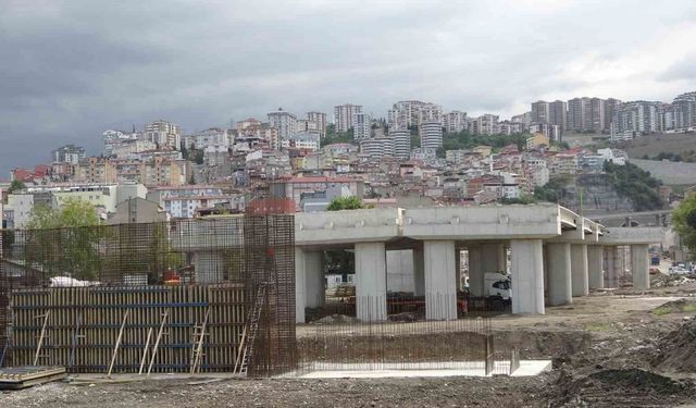 Viyadükler yükselmeye, projenin de silueti ortaya çıkmaya başladı