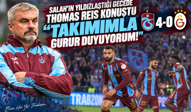 SALAH’IN YILDIZLAŞTIĞI GECEDE THOMAS REIS KONUŞTU: "TAKIMIMLA GURUR DUYUYORUM!"