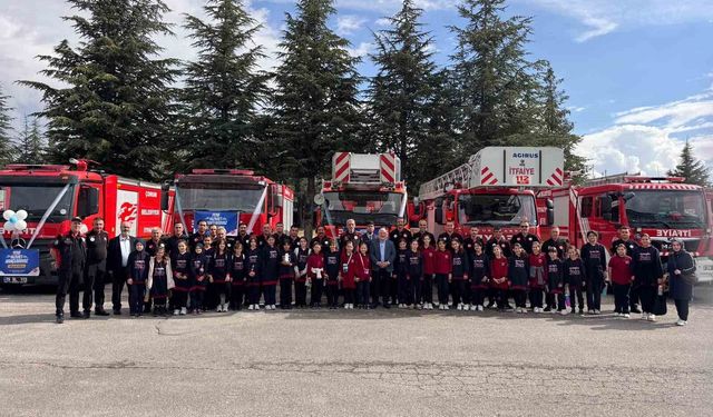 Başkan Aşgın, Çorum İtfaiyesi personelinin İtfaiye Haftası'nı kutladı