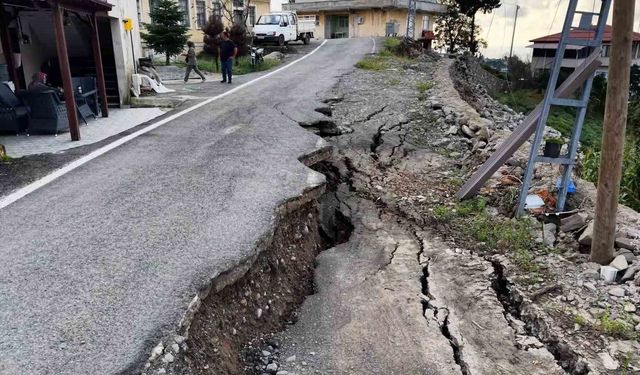 Rize'de heyelan sonrası mahalle sakini korku dolu anları anlattı!