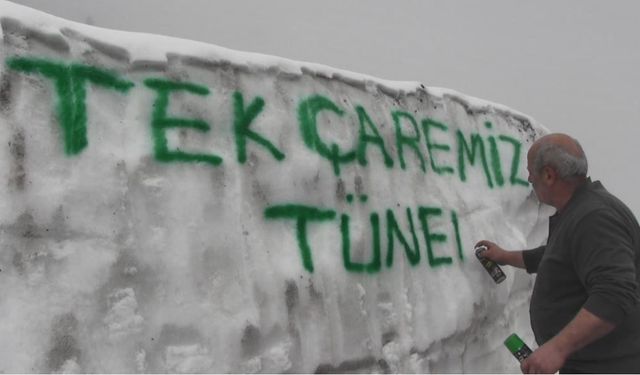 Yılın 6 ayı karla mücadele eden Macahel'in tünel hayali gerçek oluyor