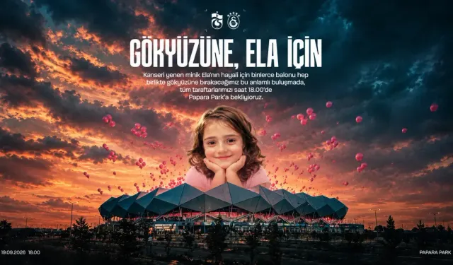 TRABZONSPOR CAMİASI MİNİK ELA İÇİN TEK YÜREK!