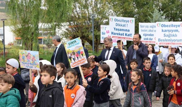 Bayburt'ta 'Dünya Yürüyüş Günü' dolayısıyla yürüyüş düzenlendi