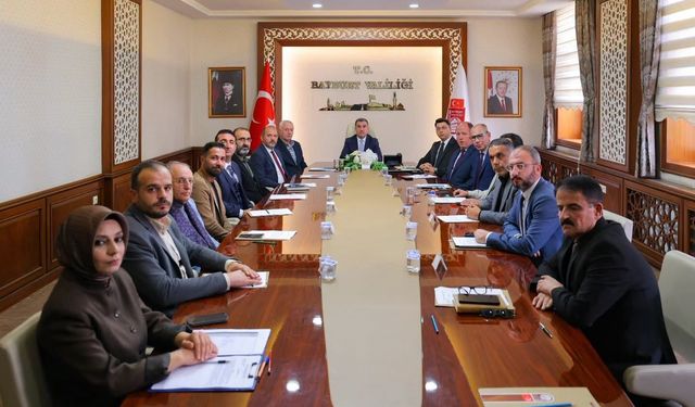 Bayburt'un turizm ve kültürel miras çalışmaları toplantıda ele alındı