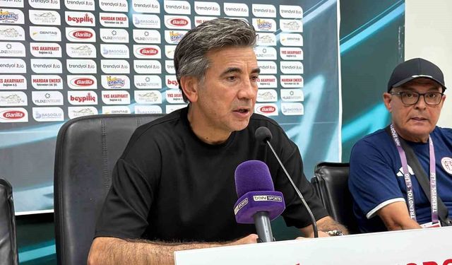 Boluspor - Antalyaspor maçının ardından