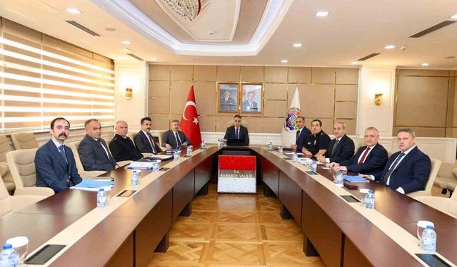 Karabük'te 'okul ve çevrelerinde güvenlik tedbirleri' değerlendirildi