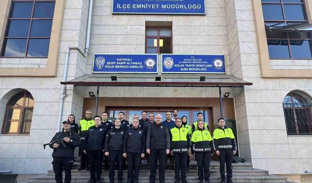 Kaynaşlı'da güvenlik değerlendirmesi