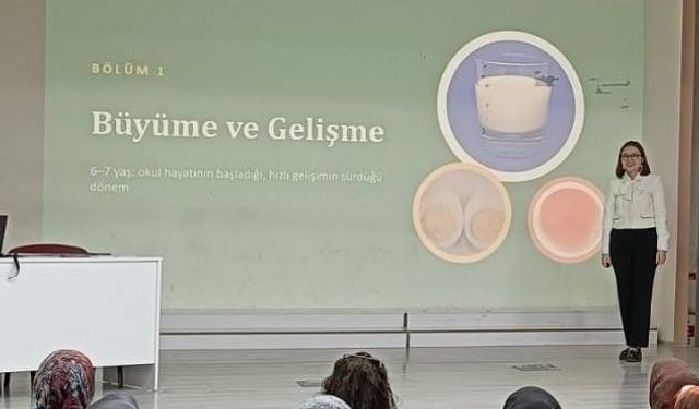 Velilere sağlıklı beslenme çantası eğitimi