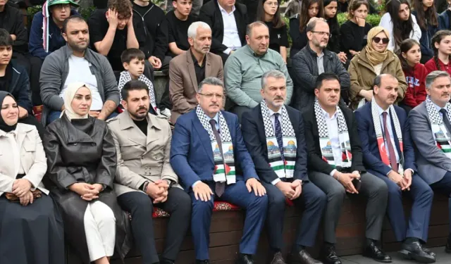 BAŞKAN GENÇ'TEN TRABZON'DA FİLİSTİN İÇİN GÜÇLÜ MESAJ!