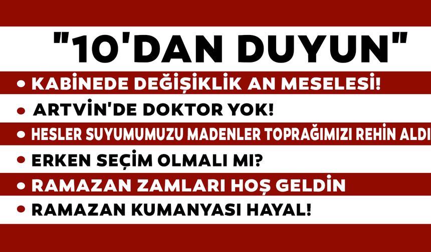 10'DAN DUYUN - 09.02.2026