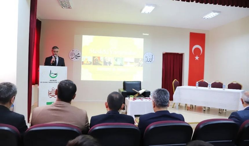 Bayburt'ta imam hatip ortaokulları arasında mesleki yarışmalar düzenlendi