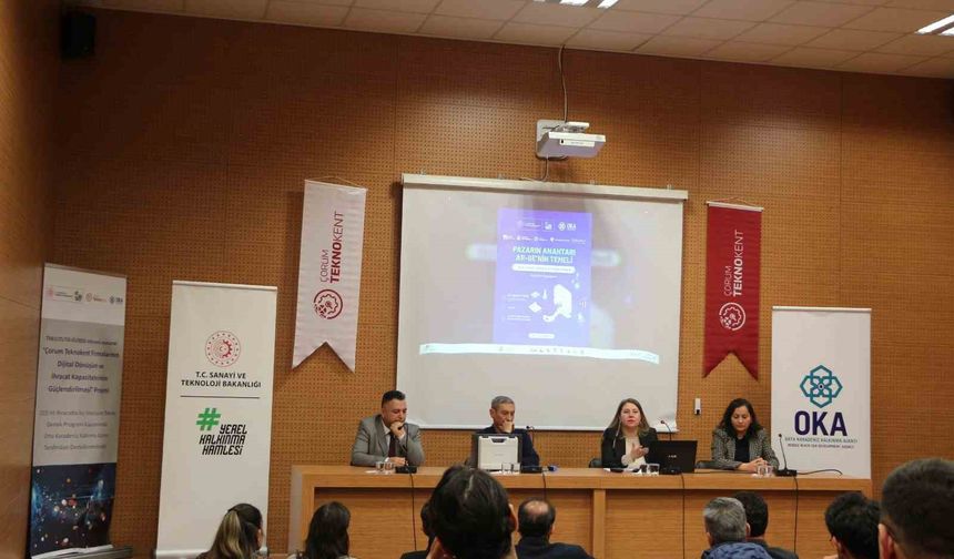 Çorum'da 'Pazarın Anahtarı, Ar-Ge'nin Temeli: Fikri ve Sınai Mülkiyet Stratejileri' paneli