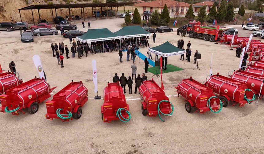 Orman köylerine 20 yeni tanker, yanan sahalara da tohumlama
