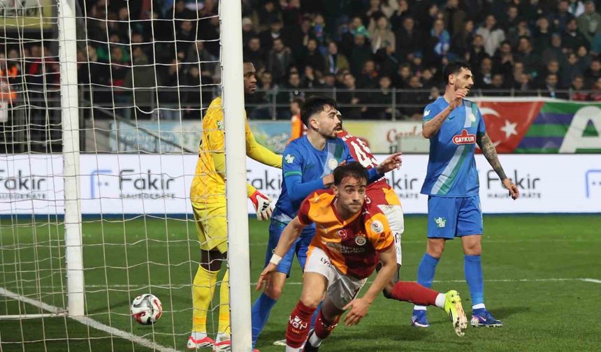 TRENDYOL SÜPER LİG: ÇAYKUR RİZESPOR: 0 - GALATASARAY: 3 (MAÇ SONUCU)
