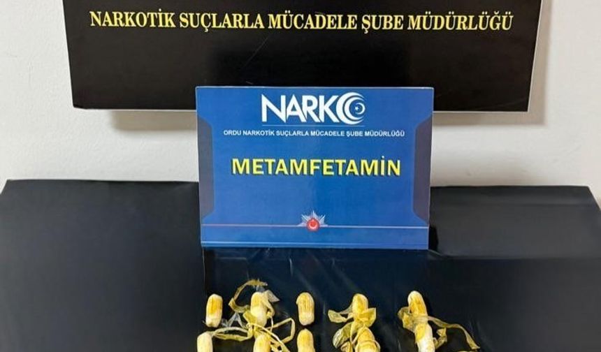 Yurtdışından Türkiye'ye midesinde uyuşturucu ile giren şahıs, Ordu'da yakalandı