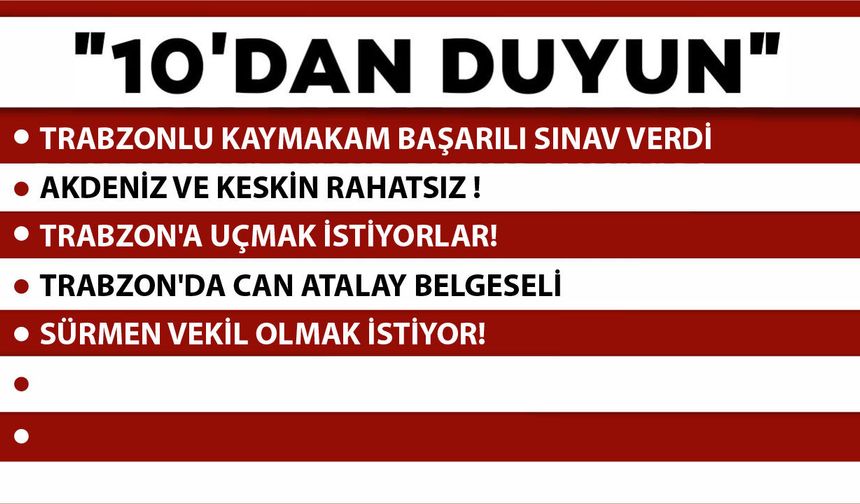 10'DAN DUYUN-17.03.2026