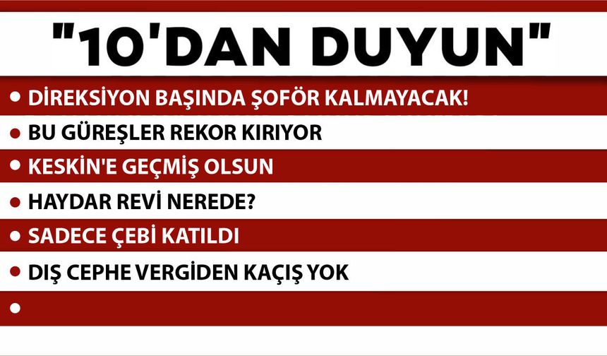 10' DAN DUYUN-27.03.2026