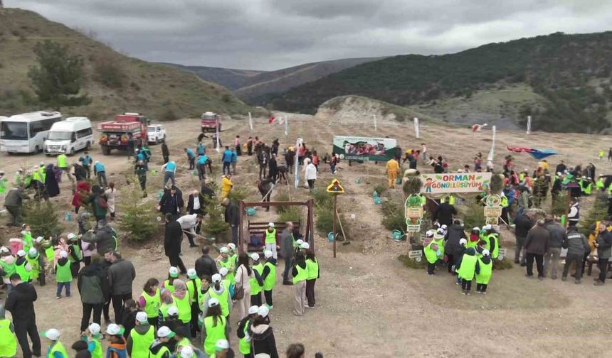 Amasya'da Orman Haftası etkinliği çocuk şenliğine dönüştü