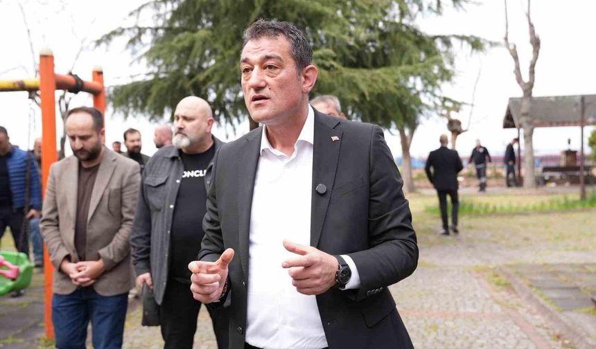 Giresun'da izinsiz olduğu belirtilen sondaj çalışması belediye tarafından durduruldu