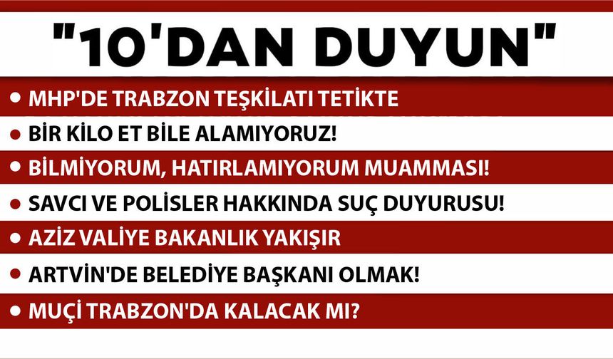 10 'DAN DUYUN-01.05.2026