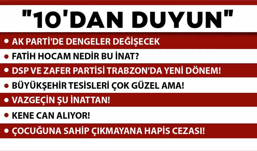 10 'DAN DUYUN-29.04.2026